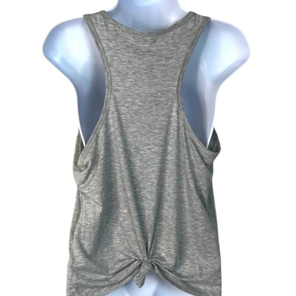 Maurices Gray Sleeveless Graphic Tank Top With Star & License Plate Design  Med - Picture 2 of 7